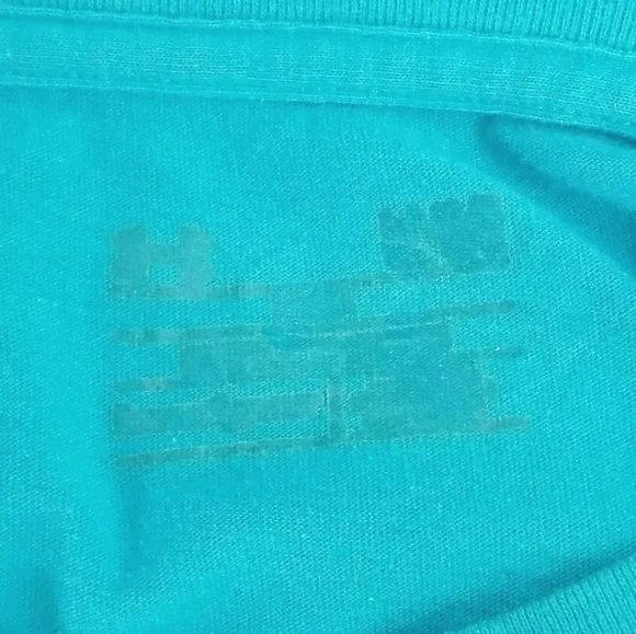 Under Armour Heat Gear Men's Blue with Camo Graphic Logo Tshirt size  XL - Picture 5 of 9